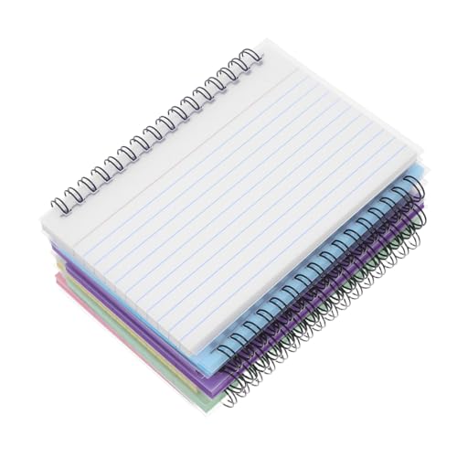 Homoyoyo 7 Stück Mehrteiliges Spiralnotizbuch Buntes Tintenresistentes Notizheft Flexibel für Notizen Aufgabenlisten und Journal für Studium und Beruf Homoyoyo 7 Stück Mehrteiliges Spiralnotizbuch Buntes Tintenresistentes Notizheft Flexibel für Notizen Aufgabenlisten und Journal für Studium und Beruf von Homoyoyo