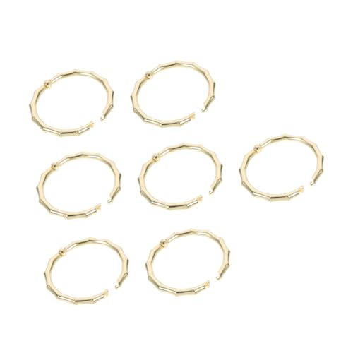 Homoyoyo 7 Stück Metall Buchringe Teiliges Innendurchmesser Goldfarbene Binderinge für Loseblattbücher Karteikarten Scrapbook Album Büro Schule Homoyoyo 7 Stück Metall Buchringe Teiliges Innendurchmesser Goldfarbene Binderinge für Loseblattbücher Karteikarten Scrapbook Album Büro Schule von Homoyoyo
