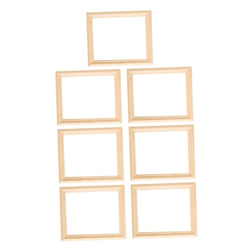 Homoyoyo 7 Stück Miniaturisierte Holz Bilderrahmen Teiliges Handgefertigte Detailreiche Wandrahmen für Puppenhäuser Diy Szenen und Kreative Deko für Kinderzimmer Homoyoyo 7 Stück Miniaturisierte Holz Bilderrahmen Teiliges Handgefertigte Detailreiche Wandrahmen für Puppenhäuser Diy Szenen und Kreative Deko für Kinderzimmer von Homoyoyo