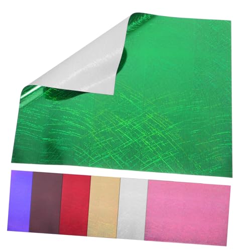 Homoyoyo 7 Stück Teiliges Holographisches Htv Vinyl Metallisch Glänzende Wärmeübertragungsfolie mit Chromstreifen für DIY Kleidung Bügelbar für Individuelle Textilgestaltung Homoyoyo 7 Stück Teiliges Holographisches Htv Vinyl Metallisch Glänzende Wärmeübertragungsfolie mit Chromstreifen für DIY Kleidung Bügelbar für Individuelle Textilgestaltung von Homoyoyo