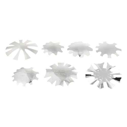 Homoyoyo 7 Stück Teiliges Nagelkunst Schablonen aus Edelstahl Langlebige Maniküre Trimmer Präzise French Nail Model Stencil für DIY Nageldesign zu Hause und Profi Nagelstudio Homoyoyo 7 Stück Teiliges Nagelkunst Schablonen aus Edelstahl Langlebige Maniküre Trimmer Präzise French Nail Model Stencil für DIY Nageldesign zu Hause und Profi Nagelstudio von Homoyoyo