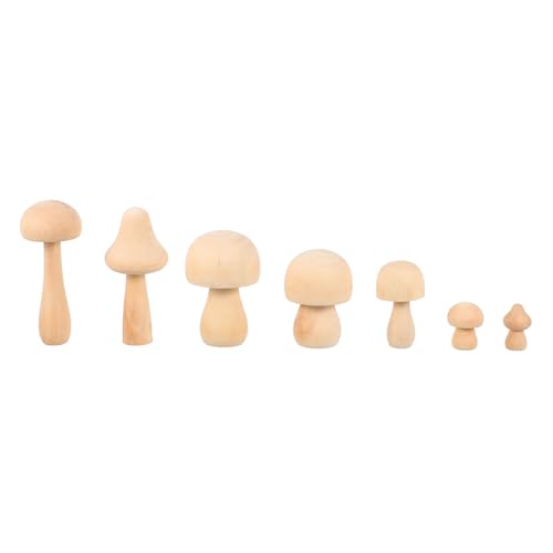 Homoyoyo 7 Stück Teiliges Naturbelassene Holzpilze DIY Bastelornamente für Graffiti Malspaß Holzfiguren Pädagogisch Sicher Spielerisch Vielseitig für Zuhause Fest Weihnachten Homoyoyo 7 Stück Teiliges Naturbelassene Holzpilze DIY Bastelornamente für Graffiti Malspaß Holzfiguren Pädagogisch Sicher Spielerisch Vielseitig für Zuhause Fest Weihnachten von Homoyoyo