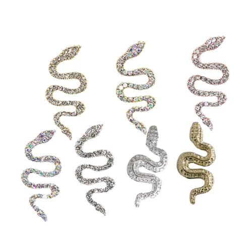 Homoyoyo 7 Stück Teiliges Schlangen Nail Charms aus Glänzendem Legierungs Material Langlebige Nagelkunst Dekoration für Damen und Herren Funkelnde Maniküre Accessoires für Acrylnägel Homoyoyo 7 Stück Teiliges Schlangen Nail Charms aus Glänzendem Legierungs Material Langlebige Nagelkunst Dekoration für Damen und Herren Funkelnde Maniküre Accessoires für Acrylnägel von Homoyoyo