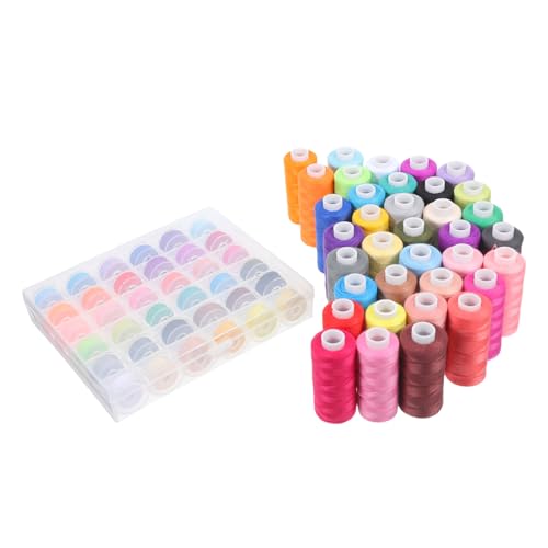 Homoyoyo 72 Stück Farben Nähmaschinengarn Polyester Yards Spulen für Handarbeiten und Maschinen für Kreative Diy Projekte Homoyoyo 72 Stück Farben Nähmaschinengarn Polyester Yards Spulen für Handarbeiten und Maschinen für Kreative Diy Projekte von Homoyoyo