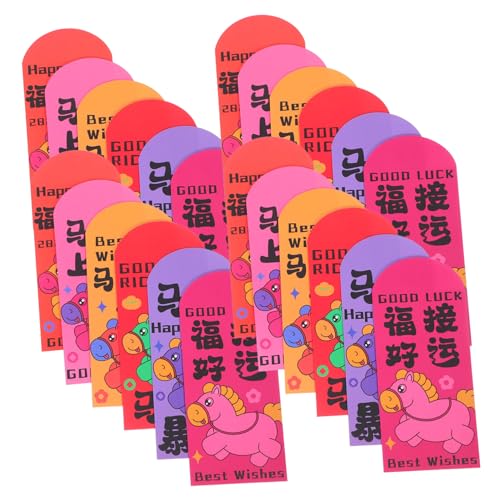 Homoyoyo 72 Stück Frühlingsfest-rotumschläge Jahr Des Pferdes Traditionelle Chinesische Geldumschläge mit Pferdemotiv für Neujahrsfeierlichkeiten und Festliche Anlässe Homoyoyo 72 Stück Frühlingsfest-rotumschläge Jahr Des Pferdes Traditionelle Chinesische Geldumschläge mit Pferdemotiv für Neujahrsfeierlichkeiten und Festliche Anlässe von Homoyoyo