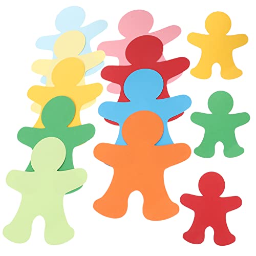 Homoyoyo 72 Stück Kinderform Papierschnitt Dekoration Bunte DIY Papier Ausschneidungen für Schule und Kindergarten für Themenpartys und Kreative Wandgestaltung Homoyoyo 72 Stück Kinderform Papierschnitt Dekoration Bunte DIY Papier Ausschneidungen für Schule und Kindergarten für Themenpartys und Kreative Wandgestaltung von Homoyoyo
