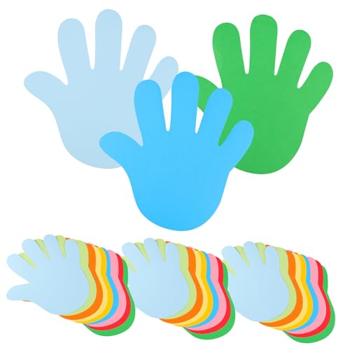 Homoyoyo 72 Stück Teiliges Palmförmiges Papier DIY aus Dickem Material für Wand und Klassenzimmerdekoration Sichere Papier Ausschnitte für Kreative Bastelprojekte und Schulkunst von Homoyoyo