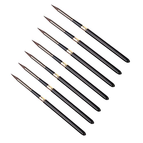 Homoyoyo 7Stücke Aquarellbürsten mit Abnehmbarem Metallgriff Teiliges Kunstmalerei Pinsel für Aquarell Ölgemälde für Schule Zuhause und Aktivitäten Homoyoyo 7Stücke Aquarellbürsten mit Abnehmbarem Metallgriff Teiliges Kunstmalerei Pinsel für Aquarell Ölgemälde für Schule Zuhause und Aktivitäten von Homoyoyo