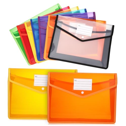 Homoyoyo 7Stücke Dokumententaschen Farbige Aktenordner Mit Etikettentasche Für Papierdatei Organizer Und Dokumentenmanagement Homoyoyo 7Stücke Dokumententaschen Farbige Aktenordner Mit Etikettentasche Für Papierdatei Organizer Und Dokumentenmanagement von Homoyoyo