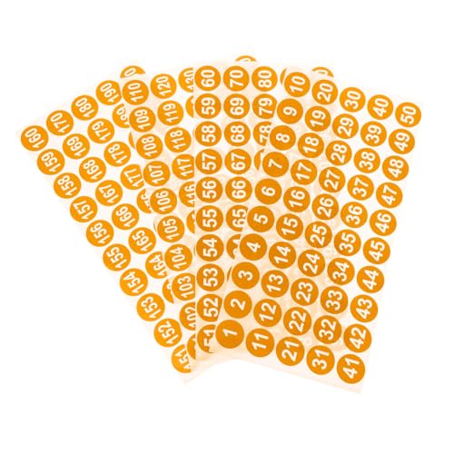 Homoyoyo 8 Blatt Aufklebernummern nummeriert Kreis Zahlenbezeichnungen aufeinanderfolgenden vorratsschrank schließfachschrank Aufkleber mit runder Zahl selbstklebende Zahlenaufkleber Orange Homoyoyo 8 Blatt Aufklebernummern nummeriert Kreis Zahlenbezeichnungen aufeinanderfolgenden vorratsschrank schließfachschrank Aufkleber mit runder Zahl selbstklebende Zahlenaufkleber Orange von Homoyoyo