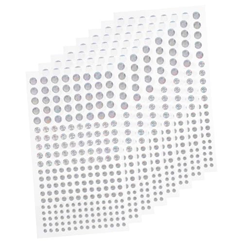 Homoyoyo 8 Blatt Selbstklebende Strasssteine Aufkleber in Glitzernde Gesichtssteine für Make up und DIY Körperdekoration Hautfreundlich für Party Festival Karneval Homoyoyo 8 Blatt Selbstklebende Strasssteine Aufkleber in Glitzernde Gesichtssteine für Make up und DIY Körperdekoration Hautfreundlich für Party Festival Karneval von Homoyoyo