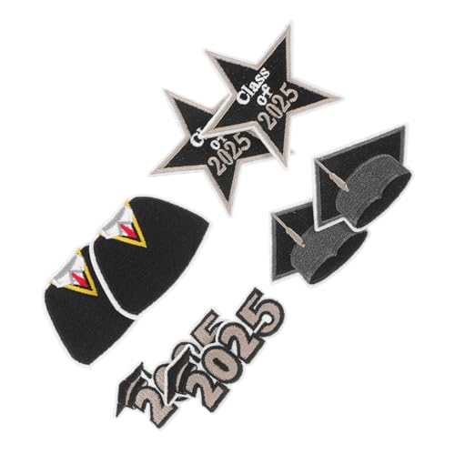 Homoyoyo 8 Stück Abschluss Patches Teilig für Diy Bestickte Aufnäher zum Aufbügeln Klassenzimmer für Jacken Taschen und Mehr Langlebige und Farbintensive Applikationen Homoyoyo 8 Stück Abschluss Patches Teilig für Diy Bestickte Aufnäher zum Aufbügeln Klassenzimmer für Jacken Taschen und Mehr Langlebige und Farbintensive Applikationen von Homoyoyo
