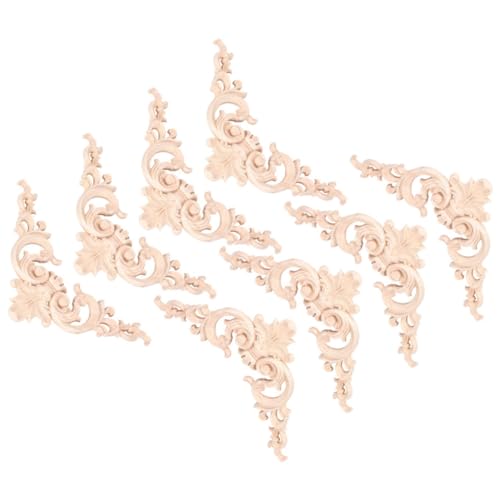 Homoyoyo 8 Stück Eckblume Aus Massivholz Sammelalbum Für Ecke Wohnkultur Möbeleckapplikationen Dekorationen Möbel Geschnitzte Applikation Akzente Rand Handwerkliche Form Retro Beige Hölzern Homoyoyo 8 Stück Eckblume Aus Massivholz Sammelalbum Für Ecke Wohnkultur Möbeleckapplikationen Dekorationen Möbel Geschnitzte Applikation Akzente Rand Handwerkliche Form Retro Beige Hölzern von Homoyoyo