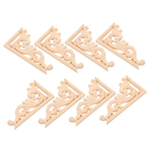 Homoyoyo 8 Stück Europäische Massivholzblumenscheiben Möbelverzierungen Holzauflagen Für Möbel Applikationen Aus Holz Dekorative Holzapplikationen Holz Eckdekoration Hölzern Beige Homoyoyo 8 Stück Europäische Massivholzblumenscheiben Möbelverzierungen Holzauflagen Für Möbel Applikationen Aus Holz Dekorative Holzapplikationen Holz Eckdekoration Hölzern Beige von Homoyoyo