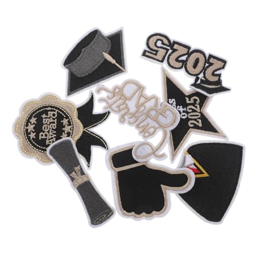 Homoyoyo 8 Stück Gestickter Stoffaufnäher Bügeln auf Flecken für Kleidung Stickbuchstaben aufbügeln Patches nähen Aufnäher für Jeans Bügelflicken für Jeans Abschluss-Patch Stickgarn Homoyoyo 8 Stück Gestickter Stoffaufnäher Bügeln auf Flecken für Kleidung Stickbuchstaben aufbügeln Patches nähen Aufnäher für Jeans Bügelflicken für Jeans Abschluss-Patch Stickgarn von Homoyoyo
