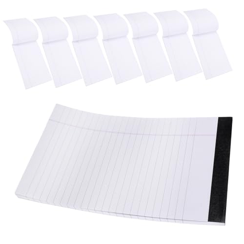 Homoyoyo 8 Stück Liniertes Notizbuch Nachfüllbare Notizblöcke für Büro und Schule für Notizen und Erinnerungen Glattes Schreibpapier Minimalistisches Design von Homoyoyo