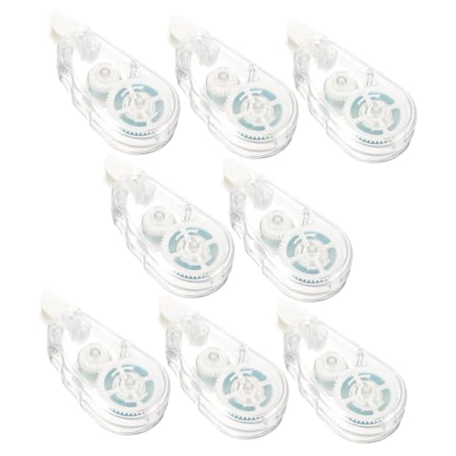 Homoyoyo 8 Stück Taschenband Klebebandrolle Doppelseitiges Klebeband Zum Basteln Klebeband Kartenzubehör Sammelalbum Liefert Tagebuchband Klebebandkleber Bastelband Transparent Plastik von Homoyoyo