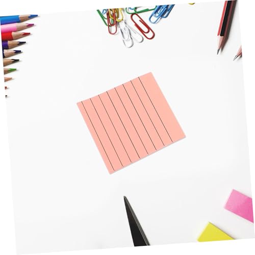 Homoyoyo 8 Stück Teiliges Farbige Linierte Selbstklebende Notizblöcke Haftende Memo Pads für Schule Büro Zuhause Tragbare Kleine Haftnotizen zum Beschriften und Erinnern von Homoyoyo