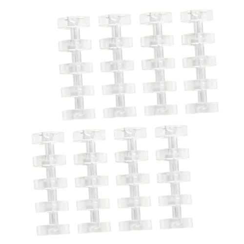 Homoyoyo 8 Stück Teiliges Fünf loch Segmentierte Ringbinder Transparent Dünn Loseblatt Ordner Kreative Scrapbook Clips Für Büro Schule Zuhause von Homoyoyo