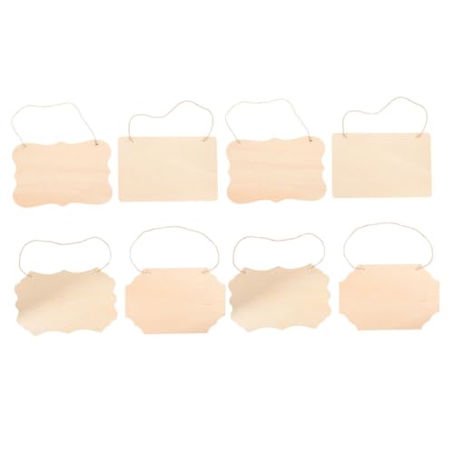 Homoyoyo 8 Stück Teiliges Holzschild Blanko für Diy Projekte Unvollendete Hängende Holzplaketten Vielseitige Holzplatten für Hochzeiten Partys und Dekorationen mit Juteschnur Homoyoyo 8 Stück Teiliges Holzschild Blanko für Diy Projekte Unvollendete Hängende Holzplaketten Vielseitige Holzplatten für Hochzeiten Partys und Dekorationen mit Juteschnur von Homoyoyo