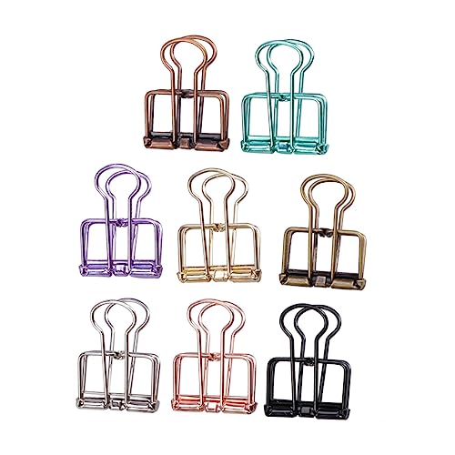 Homoyoyo 8 Stück Teiliges Kleine Bunte Metall Drahtklammern Vielseitige Organizer für Fotos Papiere und Akten Farbige Büroklammern mit Hohlraum Design Flexibel und Robust für Büro und Homoyoyo 8 Stück Teiliges Kleine Bunte Metall Drahtklammern Vielseitige Organizer für Fotos Papiere und Akten Farbige Büroklammern mit Hohlraum Design Flexibel und Robust für Büro und von Homoyoyo