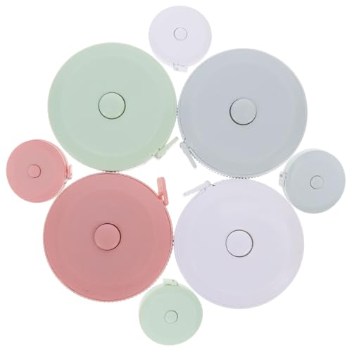 Homoyoyo 8 Stück Teiliges Mini Maßband Weich Doppelseitig mit Klaren Markierungen Flexibles Schneidermaßband für Körpermessung Nähen Handlich und Langlebig für Haushalt und Handwerk Homoyoyo 8 Stück Teiliges Mini Maßband Weich Doppelseitig mit Klaren Markierungen Flexibles Schneidermaßband für Körpermessung Nähen Handlich und Langlebig für Haushalt und Handwerk von Homoyoyo