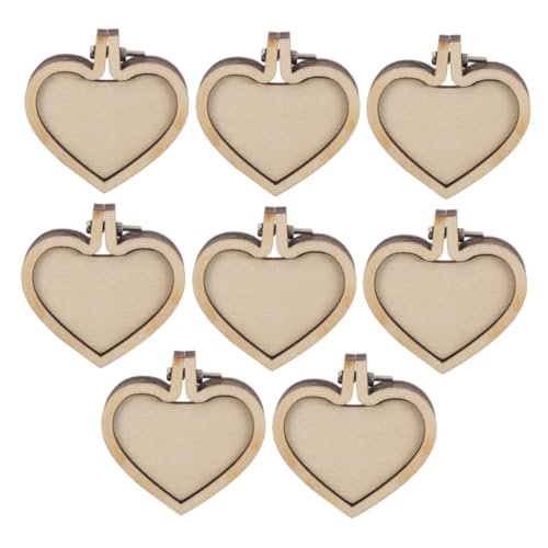 Homoyoyo 8 Stück Teiliges Mini Stickrahmen aus Holz und Kleine Kreuzstich Rahmen für DIY Schmuck Handliche Mini Stickringe als Anhänger Langlebig für Kreative Handarbeiten Homoyoyo 8 Stück Teiliges Mini Stickrahmen aus Holz und Kleine Kreuzstich Rahmen für DIY Schmuck Handliche Mini Stickringe als Anhänger Langlebig für Kreative Handarbeiten von Homoyoyo