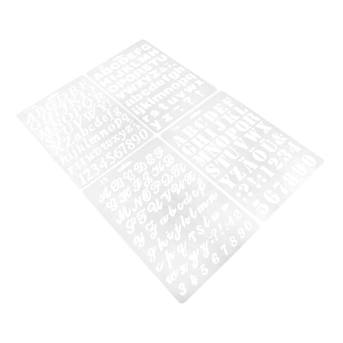 Homoyoyo 8 Stück Teiliges Pet mit Buchstaben Zahlen Wiederverwendbar Geruchsneutral Vielseitig für DIY Kunst Holzdekoration Scrapbooking und Malprojekte Langlebig und Einfach Anzuwenden Homoyoyo 8 Stück Teiliges Pet mit Buchstaben Zahlen Wiederverwendbar Geruchsneutral Vielseitig für DIY Kunst Holzdekoration Scrapbooking und Malprojekte Langlebig und Einfach Anzuwenden von Homoyoyo