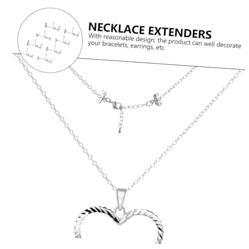 Homoyoyo 8 Stück Teiliges Verlängerungsketten für Schmuck Armbänder Halsketten Feine Verarbeitung Einfache Installation Vielseitig Erweiterbar für DIY Schmuckherstellung und Individuelles Homoyoyo 8 Stück Teiliges Verlängerungsketten für Schmuck Armbänder Halsketten Feine Verarbeitung Einfache Installation Vielseitig Erweiterbar für DIY Schmuckherstellung und Individuelles von Homoyoyo