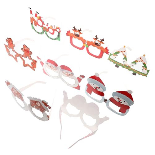 Homoyoyo 8 Stück Teiliges Weihnachtsbrillen Partybrillen mit Lustigen Weihnachtsmotiven Leichte Papierbrillen als Foto Requisiten für Weihnachtsfeier Karneval und Cosplay Festliche Deko für Homoyoyo 8 Stück Teiliges Weihnachtsbrillen Partybrillen mit Lustigen Weihnachtsmotiven Leichte Papierbrillen als Foto Requisiten für Weihnachtsfeier Karneval und Cosplay Festliche Deko für von Homoyoyo