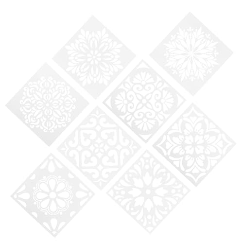 Homoyoyo 8 Stück Vorlagen zum Malen von Mandalas Mandala-Punkt-Vorlagen malen schablonen malvorlagen für Kinderzeichnungsschablonen Kinderzeichnungsvorlagen Weiß Homoyoyo 8 Stück Vorlagen zum Malen von Mandalas Mandala-Punkt-Vorlagen malen schablonen malvorlagen für Kinderzeichnungsschablonen Kinderzeichnungsvorlagen Weiß von Homoyoyo