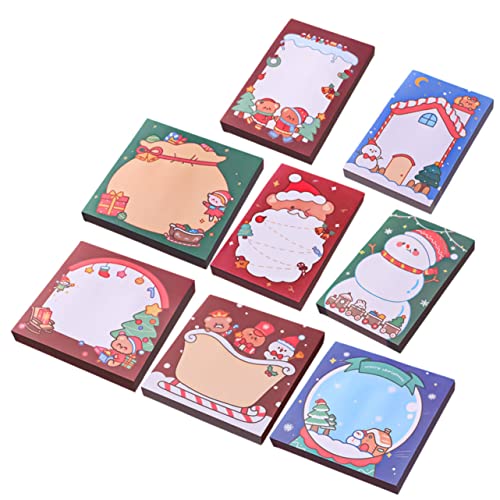 Homoyoyo 8 Stück Weihnachtliche Haftnotizen Weihnachtsnotizbuch Schlüssel Weihnachtskinder Notizbilder Weihnachts-notizblöcke Pads Kleiner Zettelaufkleber Mini Weihnachten Erwachsene Papier Homoyoyo 8 Stück Weihnachtliche Haftnotizen Weihnachtsnotizbuch Schlüssel Weihnachtskinder Notizbilder Weihnachts-notizblöcke Pads Kleiner Zettelaufkleber Mini Weihnachten Erwachsene Papier von Homoyoyo