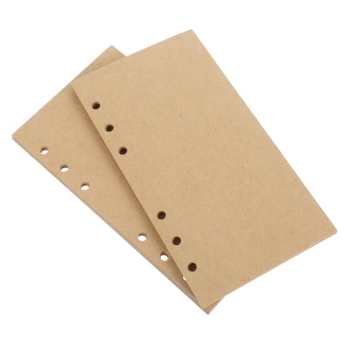 Homoyoyo 80 Blatt Kraft Nachfüllpapier für Ringbuch Planer Blanko Lose Einlagen Vielseitig Einsetzbar für Reisejournal Arbeitsplaner Notizen Einfach zu Ersetzen DIY Schreibwaren Homoyoyo 80 Blatt Kraft Nachfüllpapier für Ringbuch Planer Blanko Lose Einlagen Vielseitig Einsetzbar für Reisejournal Arbeitsplaner Notizen Einfach zu Ersetzen DIY Schreibwaren von Homoyoyo