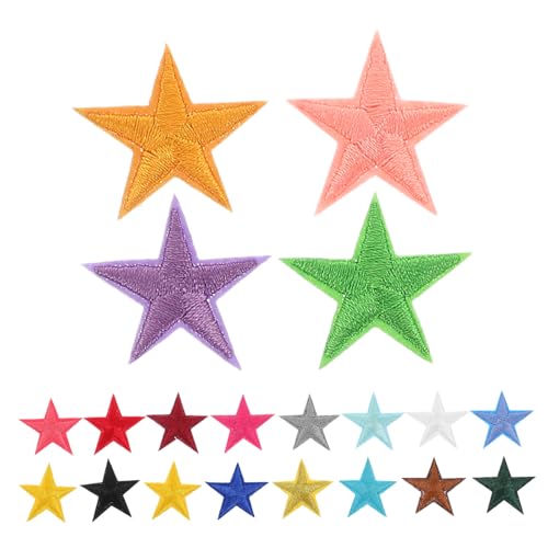 Homoyoyo 80 Stück Pentagramm-Patch Aufnäher für Jacken gestickter Sternenaufnäher Craft-Patches Patches zum Aufnähen mit Sternen Aufnäher mit Sternenstickerei Sternenfleck Polyester Homoyoyo 80 Stück Pentagramm-Patch Aufnäher für Jacken gestickter Sternenaufnäher Craft-Patches Patches zum Aufnähen mit Sternen Aufnäher mit Sternenstickerei Sternenfleck Polyester von Homoyoyo