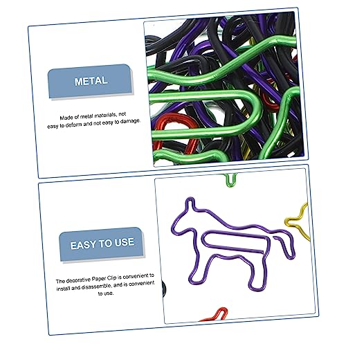 Homoyoyo 80 Stück Teiliges Bunte Dekorative Büroklammern aus Metall mit Niedlichem Pferde Design Kleine Praktische Paperclips für Akten und Dokumente Vielseitig Verwendbar und Langlebig Homoyoyo 80 Stück Teiliges Bunte Dekorative Büroklammern aus Metall mit Niedlichem Pferde Design Kleine Praktische Paperclips für Akten und Dokumente Vielseitig Verwendbar und Langlebig von Homoyoyo