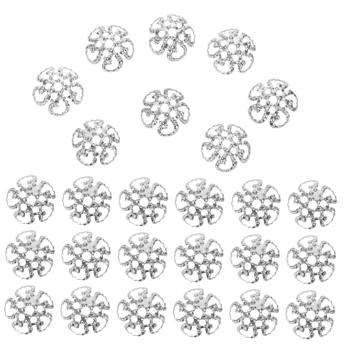Homoyoyo 800 Stück Metall Perlenkappen Vintage Blütenform Schmuckzubehör für DIY Armband Ohrring Halskette Herstellung Langlebig Einfach zu Verarbeiten Homoyoyo 800 Stück Metall Perlenkappen Vintage Blütenform Schmuckzubehör für DIY Armband Ohrring Halskette Herstellung Langlebig Einfach zu Verarbeiten von Homoyoyo
