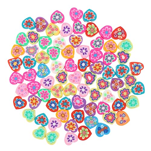 Homoyoyo 80Stücke DIY Mischfarben Tonperlen für Armbänder Ohrringe Cartoon Design für Schmuckherstellung und Bastelprojekte Kinderfreundlich Hautfreundliches von Homoyoyo