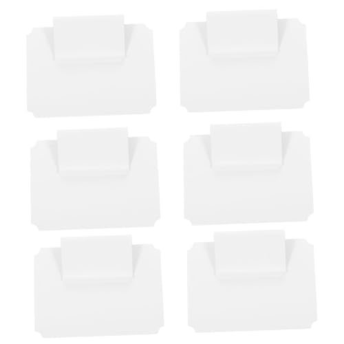 Homoyoyo 8Stücke Abnehmbare Korbetiketten Clips für Aufbewahrung Organizer mit Transparenten Etikettenhaltern für Küche Bad und Schrank Platzsparendes Design von Homoyoyo