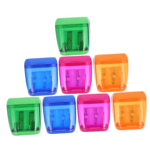 Homoyoyo 8Stücke Bleistiftspitzer Manuelle Handschärfer mit Komfortablem Design für Schule Praktisch von Homoyoyo