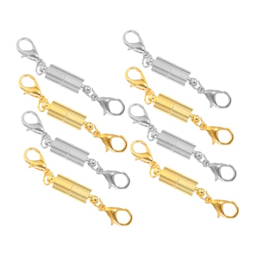 Homoyoyo 8Stücke DIY Magnetverschlüsse Für Armbänder Dekorative Schmuckverbinder Und Magnetische Karabinerverschlüsse Für Basteln Und Schmuckherstellung von Homoyoyo