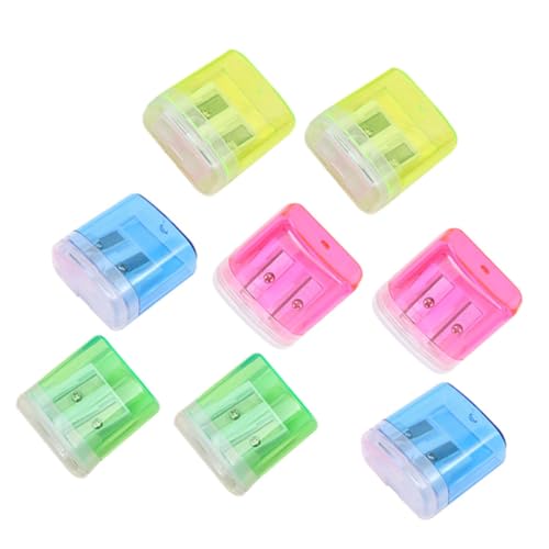 Homoyoyo 8Stücke Handbleistiftspitzer für Schule und Büro Manuelle Dual Bleistiftspitzer für Präzises Anspitzen und Optimale Schärfeeffekte Homoyoyo 8Stücke Handbleistiftspitzer für Schule und Büro Manuelle Dual Bleistiftspitzer für Präzises Anspitzen und Optimale Schärfeeffekte von Homoyoyo