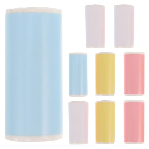 Homoyoyo 9 Rollen Thermopapierrollen Selbstklebendes Thermodruckerpapier Klare Drucketikettenaufkleber Für Etiketten Notizen Und Bastelarbeiten von Homoyoyo
