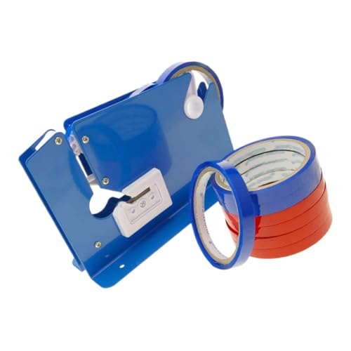 Homoyoyo 9 Stück Klebeband Schneidgerät mit Rostfreien Klingen Inklusive Packband Metallgehäuse Langlebig Vielseitig Einsetzbar als Beutelversiegler für Lebensmittelverpackung und Homoyoyo 9 Stück Klebeband Schneidgerät mit Rostfreien Klingen Inklusive Packband Metallgehäuse Langlebig Vielseitig Einsetzbar als Beutelversiegler für Lebensmittelverpackung und von Homoyoyo