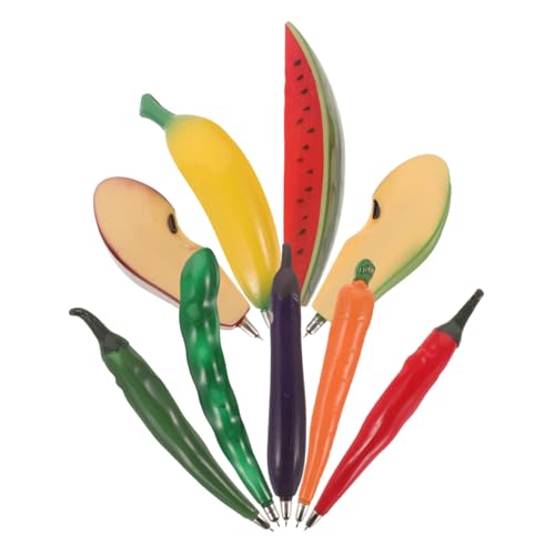 Homoyoyo 9 Stück Teiliges Kreative Kugelschreiber mit Realistischen Obst und Gemüseformen Ergonomisch Gestaltet für Schüler und Büro Langlebige Schreibqualität für Schule und Studium Homoyoyo 9 Stück Teiliges Kreative Kugelschreiber mit Realistischen Obst und Gemüseformen Ergonomisch Gestaltet für Schüler und Büro Langlebige Schreibqualität für Schule und Studium von Homoyoyo