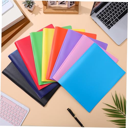 Homoyoyo 9 Stück Teiliges Kunststoff ordner Zwei Taschen Robuster Projekt organizer für Dokumente Farbige Portfolio folder Plastikbasierter Mappe organizer für Büro und Schule Homoyoyo 9 Stück Teiliges Kunststoff ordner Zwei Taschen Robuster Projekt organizer für Dokumente Farbige Portfolio folder Plastikbasierter Mappe organizer für Büro und Schule von Homoyoyo