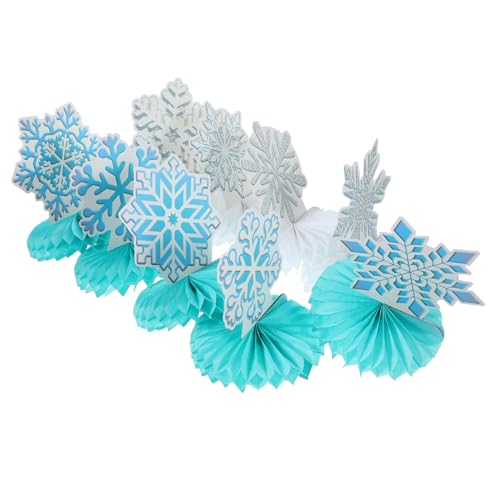 Homoyoyo 9 Stück Teiliges Schneeflocken Honeycomb aus Leichte Weihnachts Tischdekoration Festliches Mittelstück für Party Tragbar und Einfach zu Platzieren für Weihnachtsfeiern und Homoyoyo 9 Stück Teiliges Schneeflocken Honeycomb aus Leichte Weihnachts Tischdekoration Festliches Mittelstück für Party Tragbar und Einfach zu Platzieren für Weihnachtsfeiern und von Homoyoyo