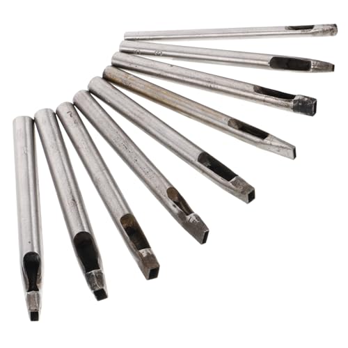 Homoyoyo 9 Stück Teiliges Stahl stanzwerkzeug für Leder DIY Gürtel Lochstanzer Präzise Slot Hole Punch Robust Langlebig für Lederhandwerk und Bastelarbeiten Homoyoyo 9 Stück Teiliges Stahl stanzwerkzeug für Leder DIY Gürtel Lochstanzer Präzise Slot Hole Punch Robust Langlebig für Lederhandwerk und Bastelarbeiten von Homoyoyo