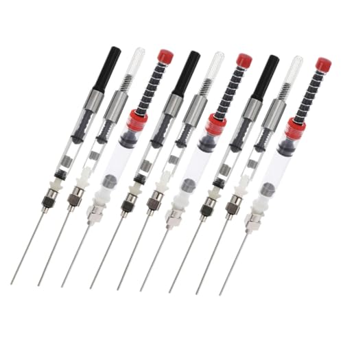 Homoyoyo 9 Stück Tintenabsorber Füllfederhalter Kalligraphie Stift Tinte Füllfederhalter Marker Tinte Nachfüllkonverter Platinkonverter Seemannkonverter Stiftherstellungsbedarf Kunststoff von Homoyoyo