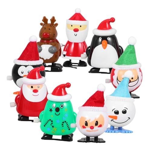 Homoyoyo 9-teiliges Aufziehspielzeug Set Zur Weihnachtszeit – Figuren Wie Weihnachtsmann - Pinguin Rentier Und Schneemann Als Perfekte Mitgebsel Für Und Geschenkideen Homoyoyo 9-teiliges Aufziehspielzeug Set Zur Weihnachtszeit – Figuren Wie Weihnachtsmann - Pinguin Rentier Und Schneemann Als Perfekte Mitgebsel Für Und Geschenkideen von Homoyoyo