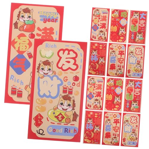 Homoyoyo 90 Stück Teiliges Chinesische Neujahrsumschläge Jahr Des Pferdes mit Kreativem Design Stabile Verarbeitung Lucky Money Umschläge für Frühlingsfest Hochzeiten Geburtstage Festliche Homoyoyo 90 Stück Teiliges Chinesische Neujahrsumschläge Jahr Des Pferdes mit Kreativem Design Stabile Verarbeitung Lucky Money Umschläge für Frühlingsfest Hochzeiten Geburtstage Festliche von Homoyoyo